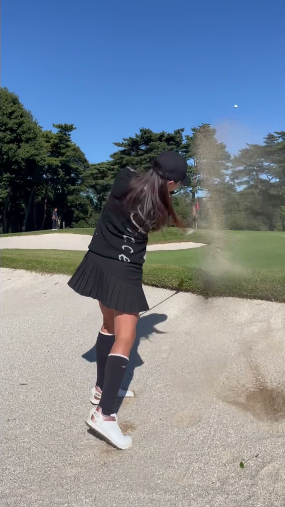 ちょっと深く入りました! #golf